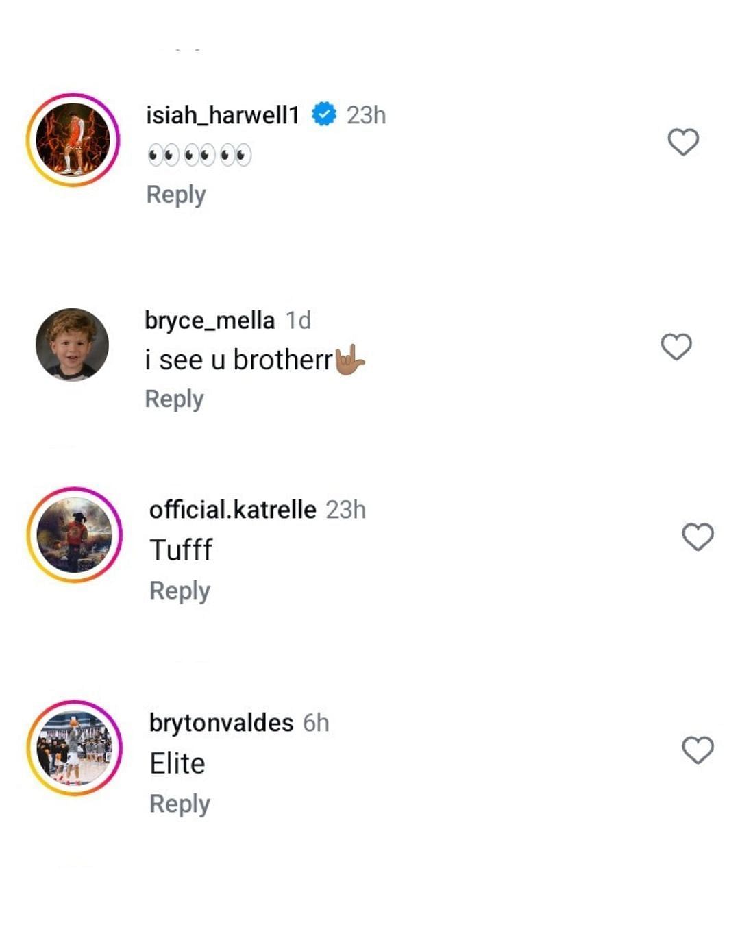 McDonald's All-American Isiah Harwell shares curious reaction to high school teammate receiving Tennessee Volunteers offer. (Images via Instagram @juniorxcounty)